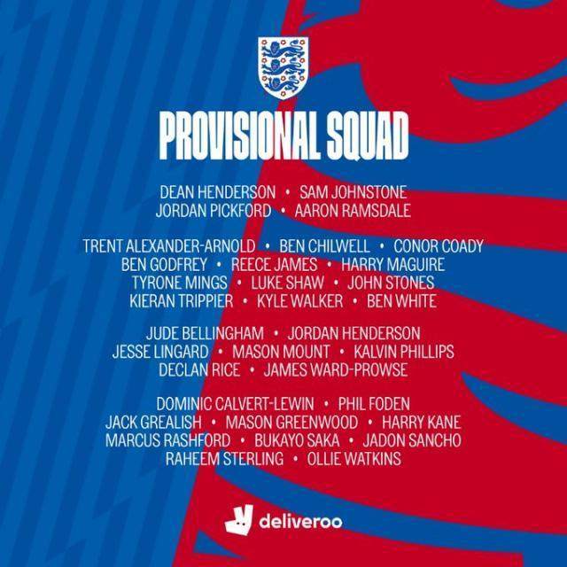 德州扑克app-【观察】英格兰暂定33人名单 索斯盖特是什么打算?